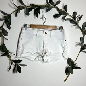 DL1961 White Renee Maternity Shorts LAST CALL